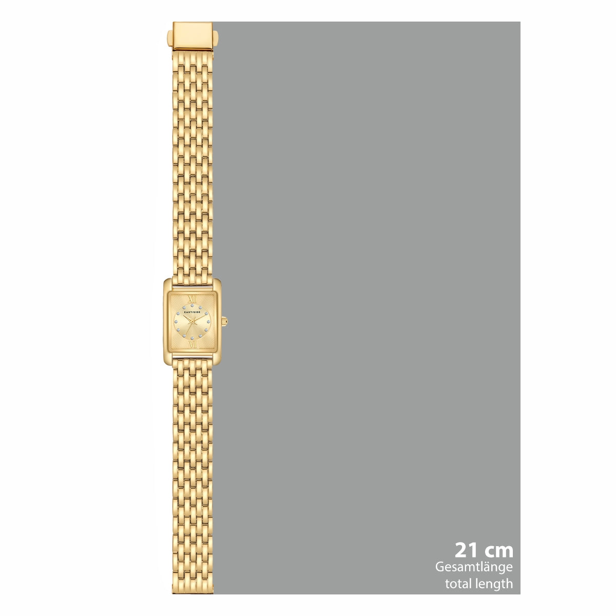 Damen Quarzuhr gelbgold Metall-Legierung gelbgold